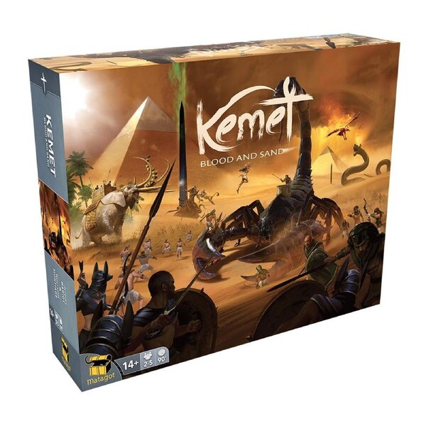 Matagot Kemet Blood and Sand Base Game Tabletop Interactive Party Board Game