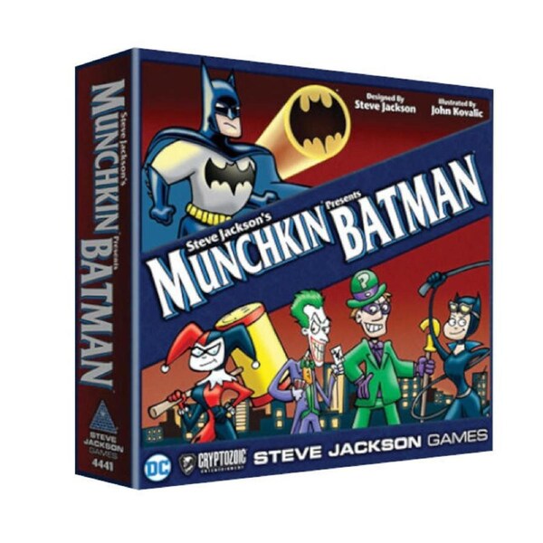 Steve Jackson Games Munchkin Batman Tabletop Multiplayer Party Board Game