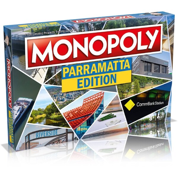 Winning Moves Parramatta Monopoly Tabletop Interactive Party Board Game