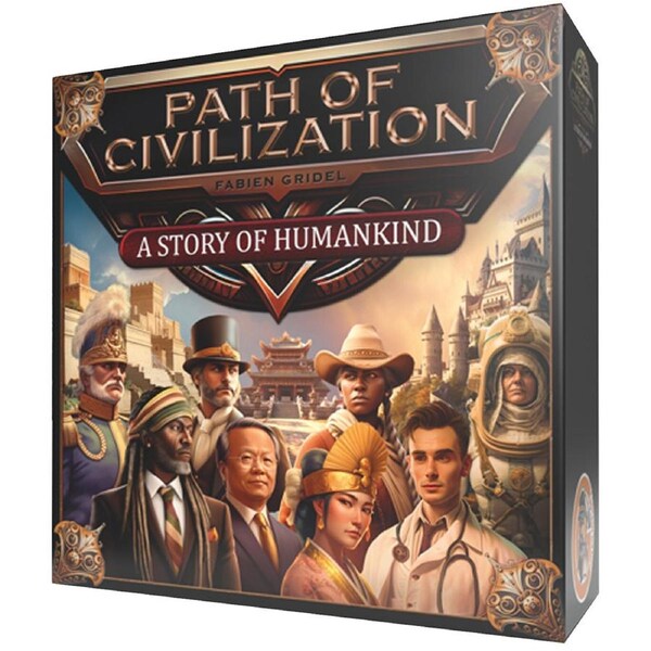 Captain Games Path of Civilization Tabletop Interactive Party Board Game