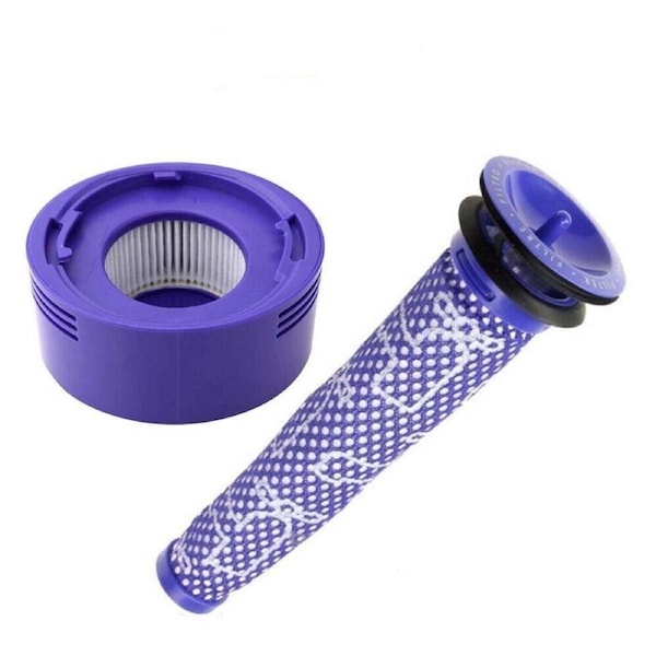 Dyson V7 / V8 Compatible Filter Kit - 1x Pre-Filter + 1x Post-Filter - Compatible with Dyson V7 & V8 Animal & Absolute Models