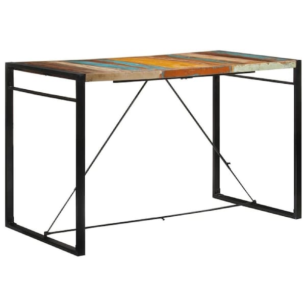 Bar Table 175x90x110 cm Solid Wood Reclaimed vidaXL