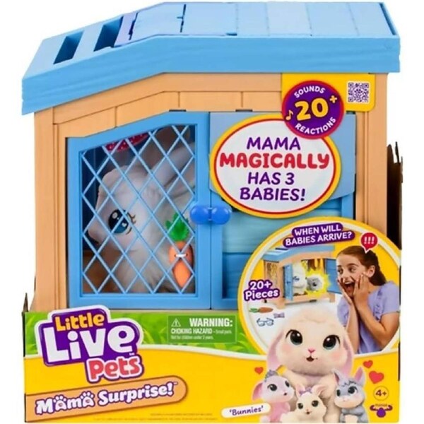 Little Live Pets - Mama Surprise S3 Bunny Playset