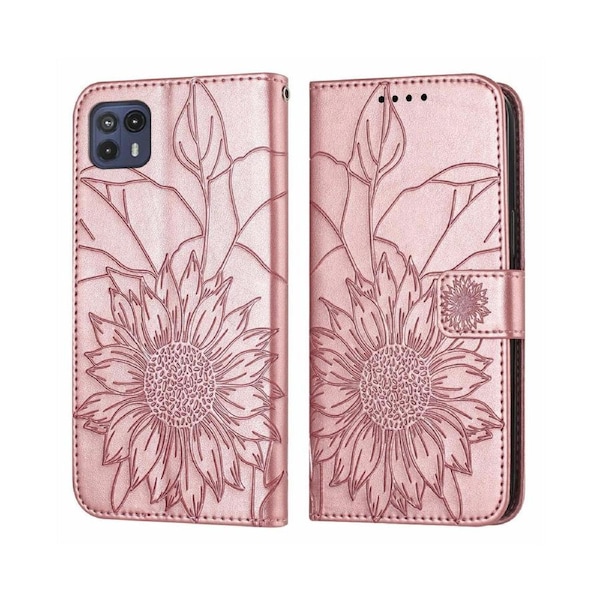 Shock-absorb Protection Case for Moto G50 5G - Rose Gold
