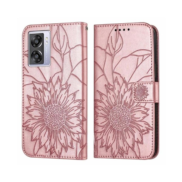 Shock-absorb Protection Case for OPPO A77 5G/ A57 (2022) - Rose Gold
