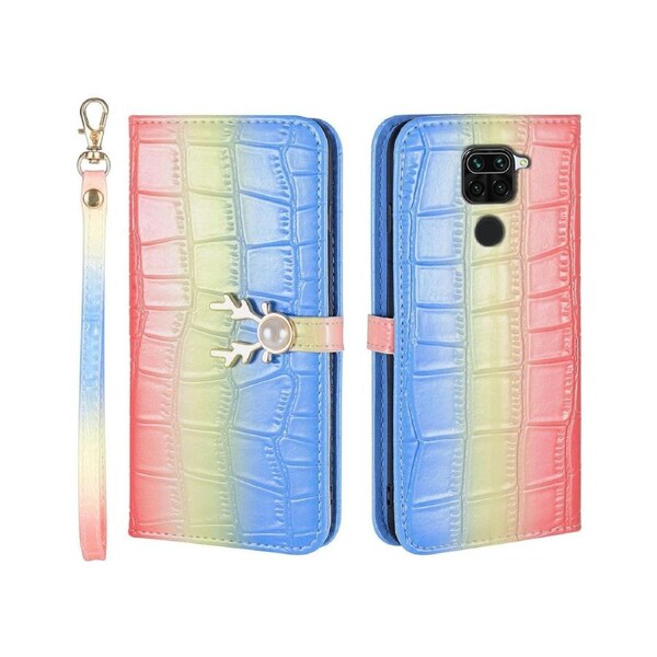 For Redmi Note 9 Cover Wallet - Blue