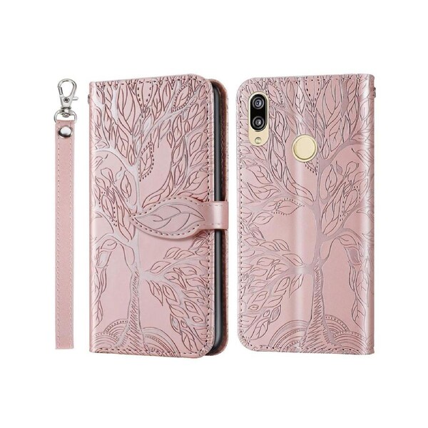 For Huawei P Smart 2019 Cover with Kickstand - Pink