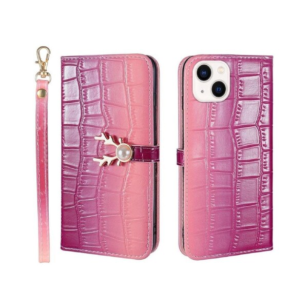 For iPhone 13 Cover Wallet - Purple