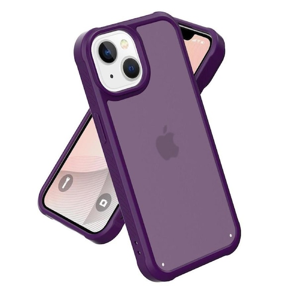 Iphone 14 Plus Case,Military Grade Drop Protection,Heavy Duty Full-Body Shockproof Phone Case-Purple