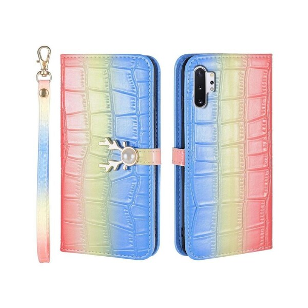 For Samsung Galaxy Note 10 Plus Cover Wallet - Blue