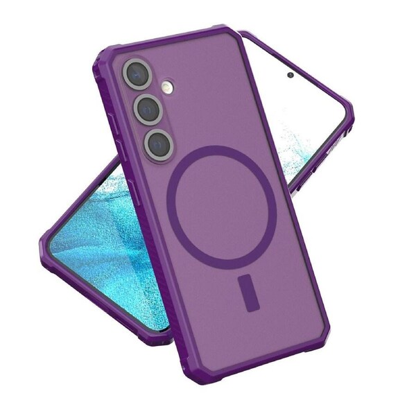 Samsung Galaxy S24 Plus Case,Magnetic Case,Military Grade Drop Protection,Shockproof Slim Case-Purple