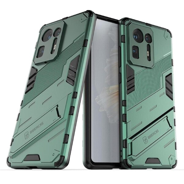 Slim Case For Mi Mix4 Shockproof Dual-Layer Stand Cover - Green