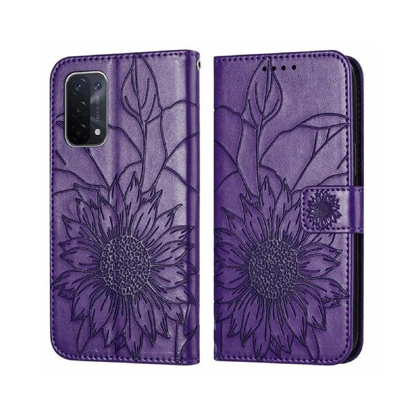 Shock-absorb Protection Case for OPPO A54 5G/ A74 5G/ A93 5G - Dark Purple