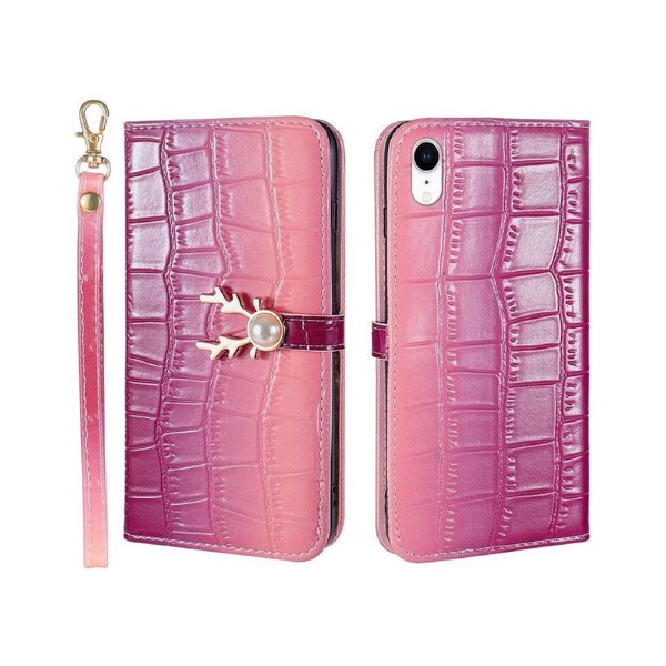 For iPhone XR Cover Wallet - Purple