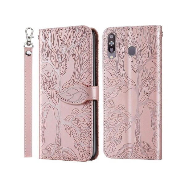 For Samsung Galaxy A20S Cover with Kickstand - Pink