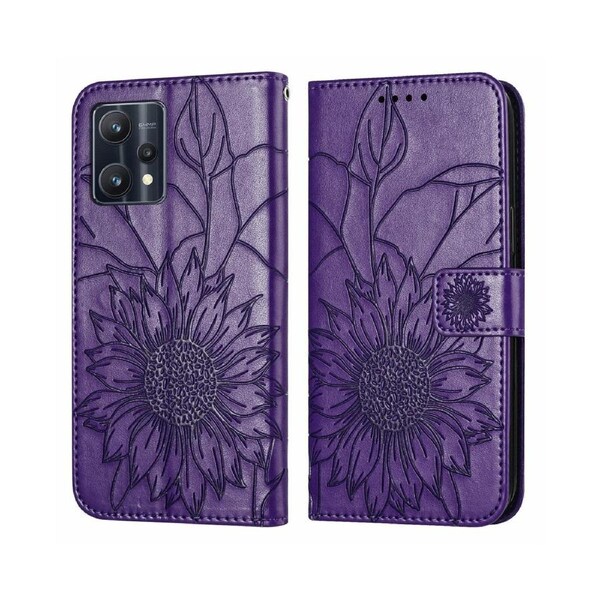 Shock-absorb Protection Case for OPPO Realme 9 Pro Plus - Dark Purple