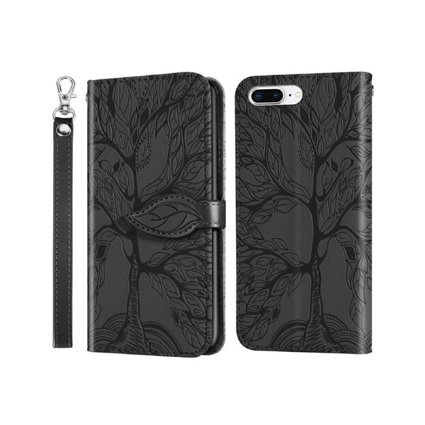 For iPhone 7 Plus/8 Plus Cover with Kickstand - Black