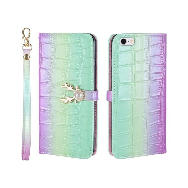 For iPhone 6 Plus/6S Plus Cover Wallet - Green