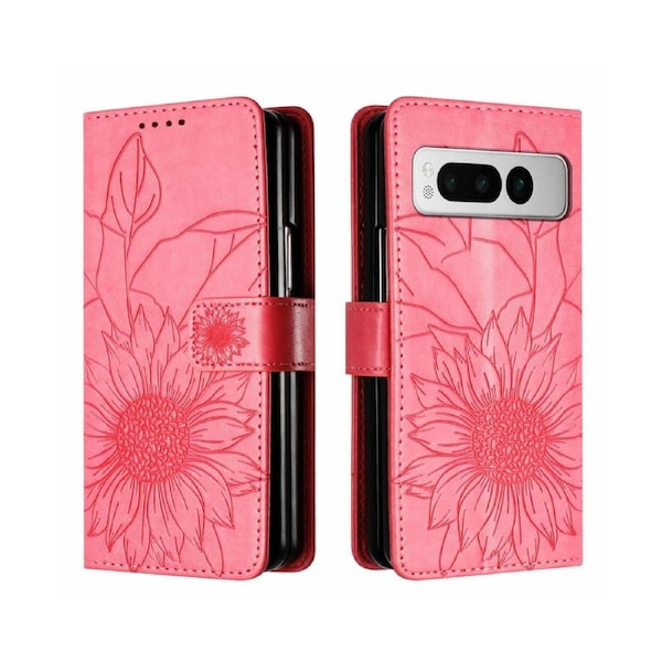 Shock-absorb Protection Case for Google Pixel Fold (2023) - Pink