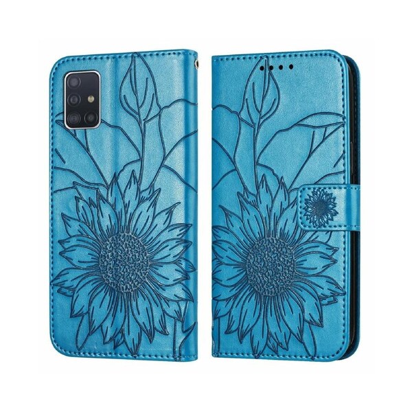 Shock-absorb Protection Case for Samsung Galaxy A51 5G(Not for 4G) - Blue