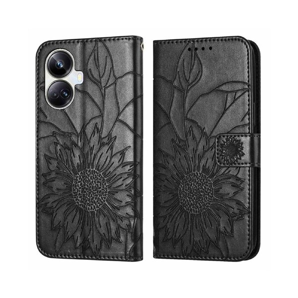 Shock-absorb Protection Case for OPPO Realme 10 Pro Plus - Black