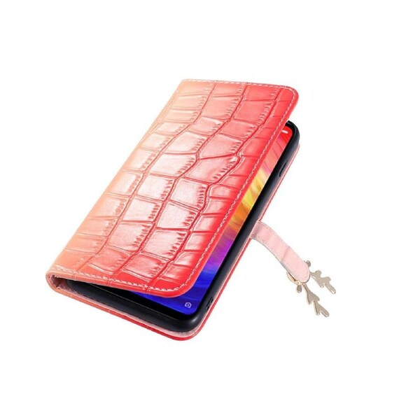 For Redmi Note 7 Cover Wallet - Red