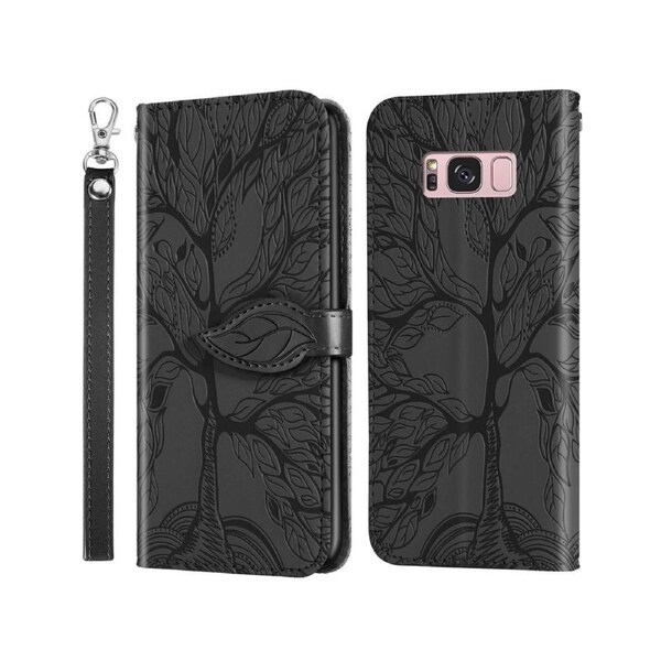 For Samsung Galaxy S8 Cover with Kickstand - Black
