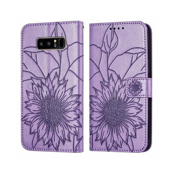 Shock-absorb Protection Case for Samsung Galaxy Note 8 - Purple