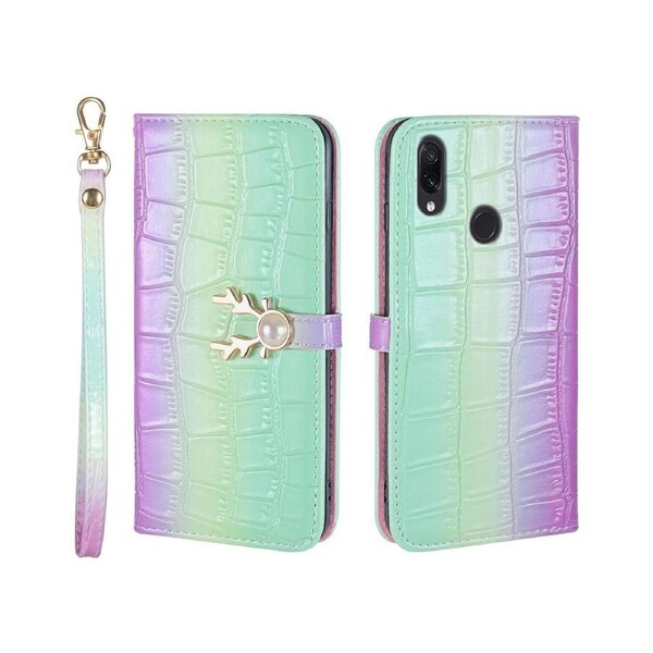 For Redmi Note 7 Cover Wallet - Green