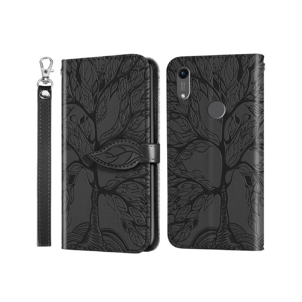For Huawei Y6 2019 Cover with Kickstand - Black