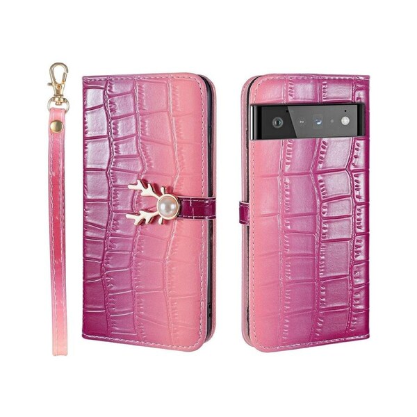 For Google Pixel 6 Pro Cover Wallet - Purple