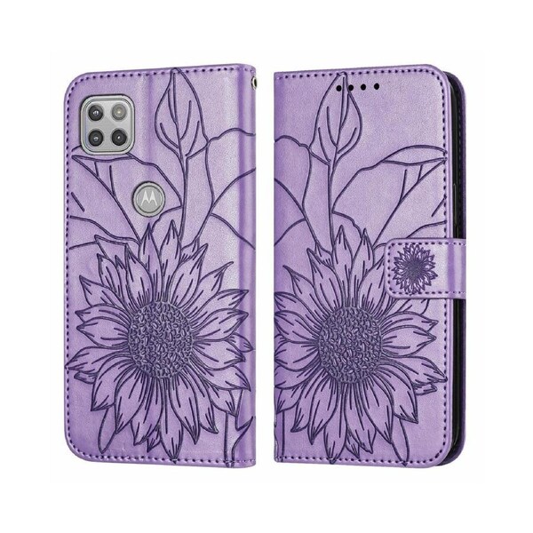 Shock-absorb Protection Case for Moto G 5G - Purple