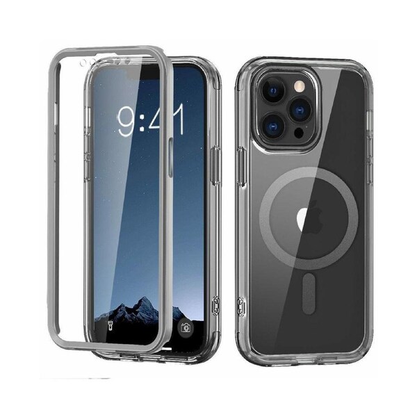 iPhone 12 Pro Case,Shockproof Phone Case ,Scratch-Resistant Back Cover-Grey