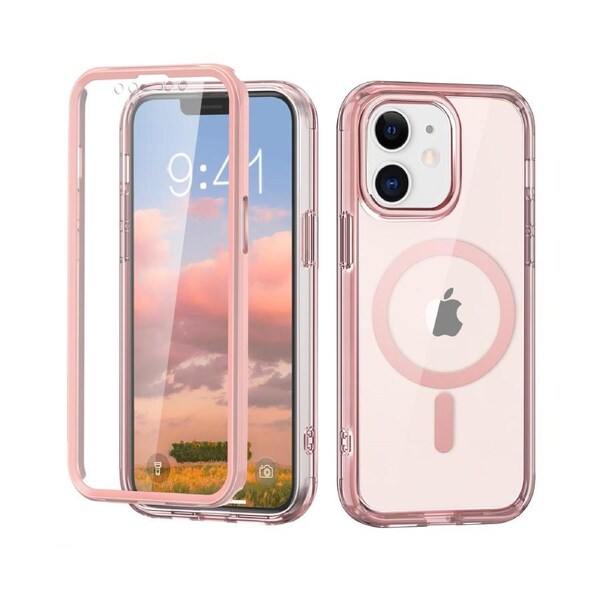 iPhone 12 Case,Shockproof Phone Case ,Scratch-Resistant Back Cover-Pink
