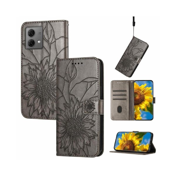 Shock-absorb Protection Case for Moto G84 - Grey