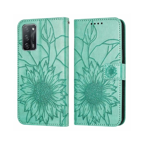 Shock-absorb Protection Case for OPPO A54/ A55/ A56/ A53S - Green