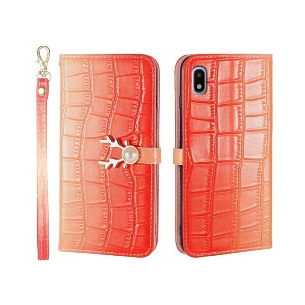 For Samsung Galaxy A21/A20 Cover Wallet - Red