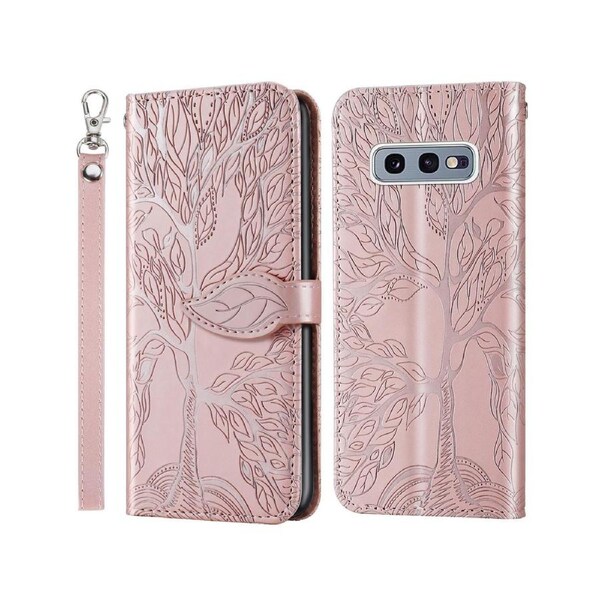 For Samsung Galaxy S10E Cover with Kickstand - Pink