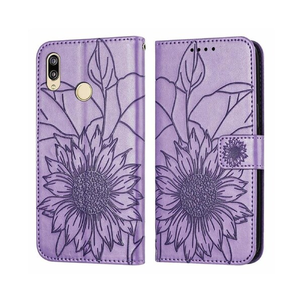 Shock-absorb Protection Case for Huawei Y6 2019 - Purple