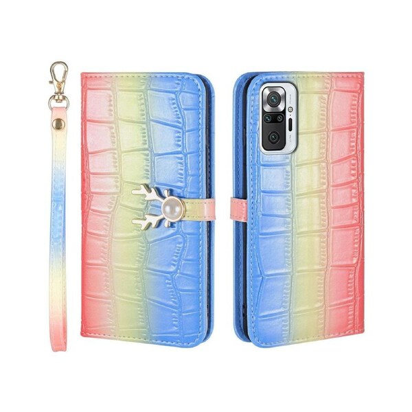 For Redmi Note 10 Pro Cover Wallet - Blue