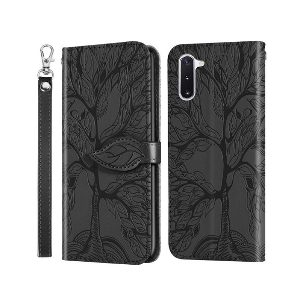 For Samsung Galaxy Note 10 Cover with Kickstand - Black