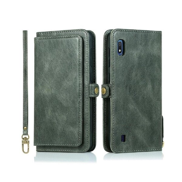 Detachable Phone Case for Easy Portability (Dark Green), Wallet Case for Samsung Galaxy A10