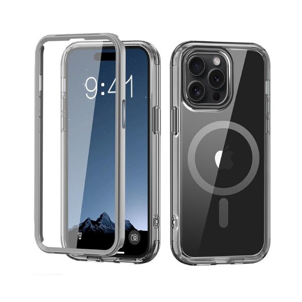 iPhone 15 Pro Max Case,Shockproof Phone Case ,Scratch-Resistant Back Cover-Grey