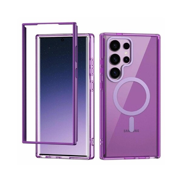 Samsung Galaxy S24 Ultra Case,Shockproof Protective Case-Deep Purple