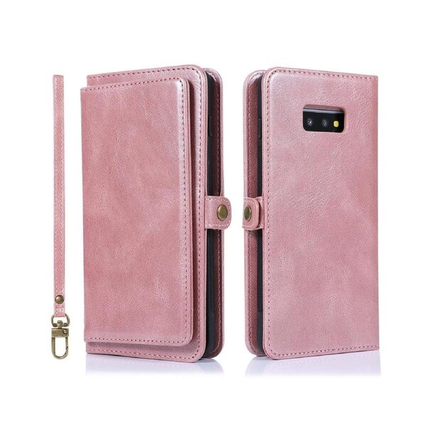 Detachable Phone Case for Easy Portability (Pink), Wallet Case for Samsung Galaxy S10 Plus
