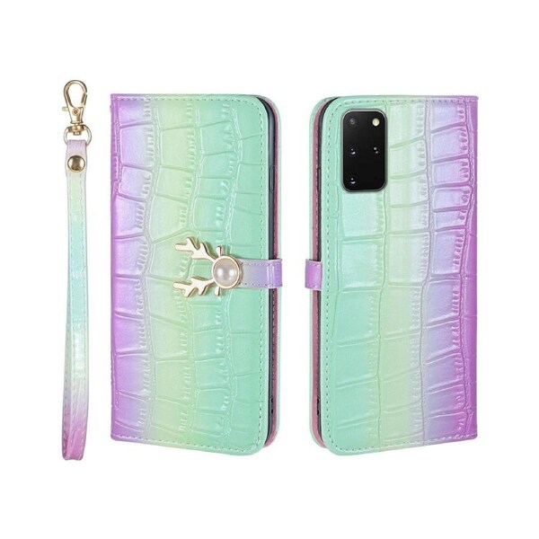 For Samsung Galaxy S20 Plus Cover Wallet - Green