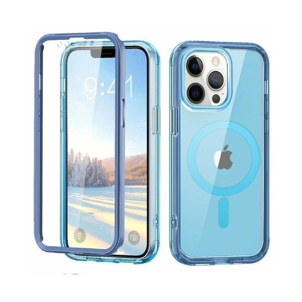 iPhone 12 Pro Max Case,Shockproof Phone Case ,Scratch-Resistant Back Cover-Blue