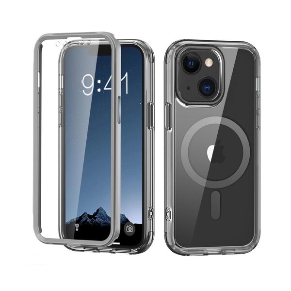 iPhone 14 Plus Case,Shockproof Phone Case ,Scratch-Resistant Back Cover-Grey