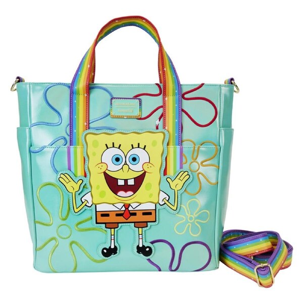 Loungefly Spongebob Squarepants 25th Anniversary Imagination Convertible Tote Bag