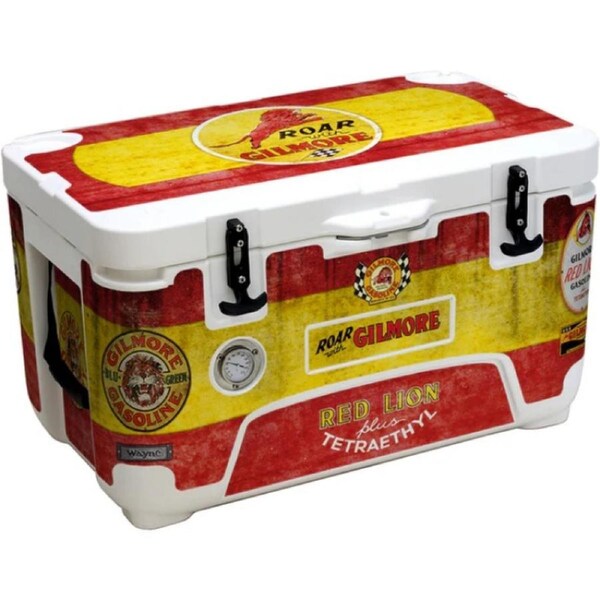 Gilmore Vintage Fuel Brand Roto Molded Foam Injected 50 Litre Ice Box With Longest Ice Retention